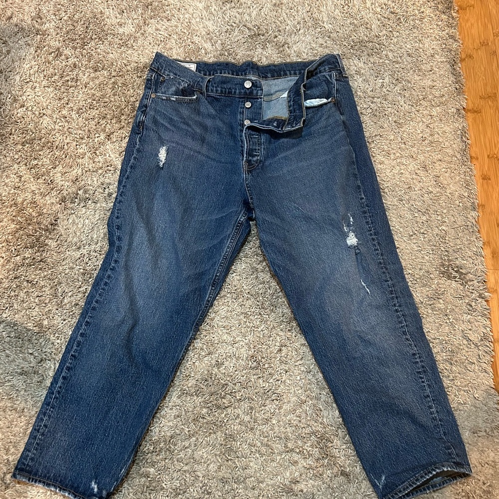 Gap size 34/18 cheeky straight high rise jeans